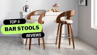 ✅ BEST 5 Bar Stools Reviews  Top 5 Best Bar Stools  Buying Guide [upl. by Eisen]