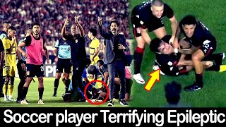 Football Player Collapses Midfield After Suffering Terrifying Epileptic  See What Happened [upl. by Llehsem]