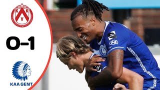 Kortrijk Vs Gent 01 All Goals Results Extended Highlights [upl. by Bellina]