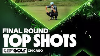 TOP SHOTS Highlights From The Final Round  LIV Golf Chicago [upl. by Adnara]