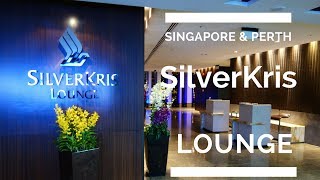 Singapore Airlines SilverKris Business Class Lounges Changi Airport T2 amp T3 and Perth Airport [upl. by Sisile]