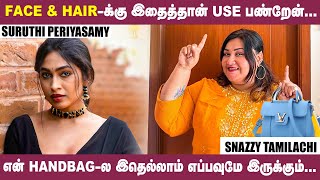 Actress suruthi periyasamy amp Snazzy Tamilachi Skin And Hair Care  Lip Stick [upl. by Novat]