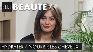 Hydrater ou nourrir ses cheveux ┃ELLE Beauté [upl. by Lisetta]