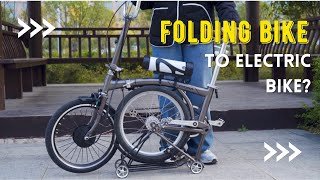 Want to Make Your Folding Bike Electric Unleashing the Power [upl. by Eloisa]