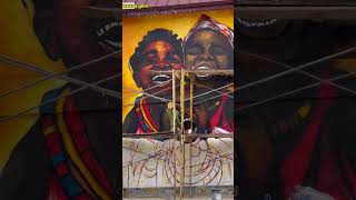 Shatta Wale  Killa Ji Mi Mural Painting [upl. by Michale]