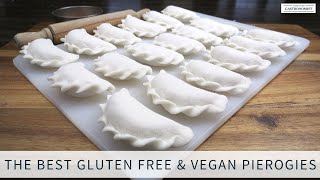 The Best Gluten Free  Vegan POTATO PEROGIES Without Psyllium [upl. by Komarek]