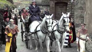 Larrivo della sposa in carrozza con i cavalli bianchi [upl. by Wrightson]