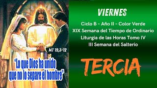 TERCIA Viernes 16 de Agosto de 2024 XIX Ordinario Salterio III [upl. by Anawat]