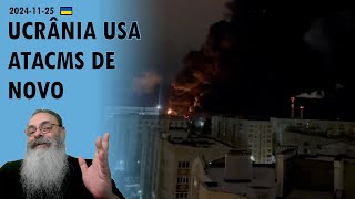 Ucrânia 20241125 UCRÂNIA atinge GRANDE REFINARIA e BASE AÉREA na RÚSSIA com ATACMS e DRONES [upl. by Neuberger455]