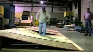 AdvanTech vs Competitor OSB Plywood Strength Test  Glenbrook U [upl. by Aivatra]