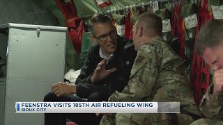 Feenstra Visits 185th Air Refueling Wing [upl. by Dyanne]