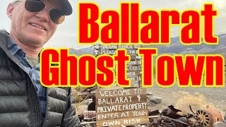 Ballarat Ghost Town Death Valley Panamint Valley [upl. by Zebaj]