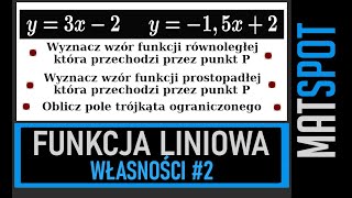 Funkcja liniowa  własności część 2 [upl. by Anot]