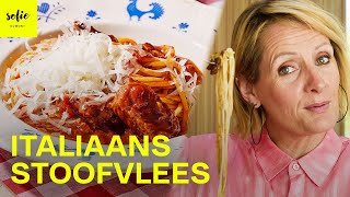 Supersnel Italiaans Stoofvlees met Pasta in 35 Minuten I Sofie Dumont [upl. by Walley]