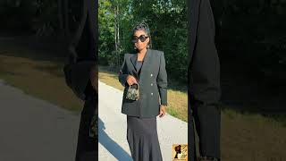 BLACK MONOCHROME LOOK  ALL THRIFTED PIECES  MODEST FASHION goodwill fashion [upl. by Eecram813]