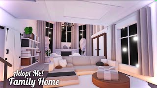 Modern Family Home Speed Build 🍊 Roblox Adopt Me [upl. by Felipa289]