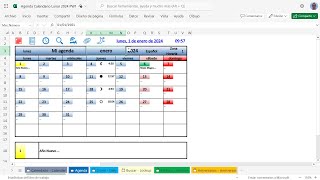 Agenda Calendario Lunar 2024 [upl. by Gussy63]