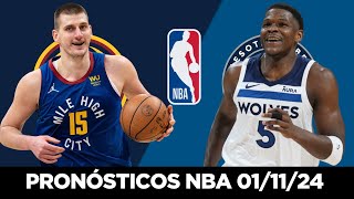 🔥PRONÓSTICOS DE LA NBA PARA HOY 01 DE NOVIEMBRE  PARLEY GRATIS🔥 [upl. by Thinia]