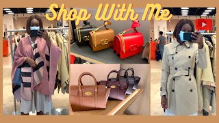 Bicester Village shopping Vlog  Burberry Valentino Mulberry Saint Laurent [upl. by Lieno]