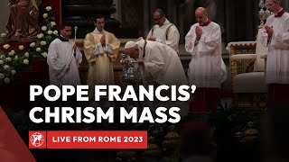 LIVE from the Vatican  Chrism Mass led by Pope Francis  April 6th 2023 [upl. by Helena]