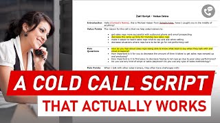 How to Create a Good Telemarketing Script [upl. by Martita]