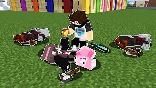 SAVING my NEW Girl Best friend in Minecraft [upl. by Nailluj]