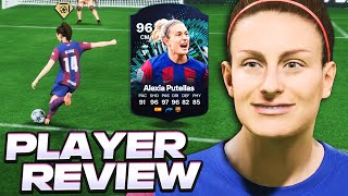 SIMPLESMENTE A MELHOR A MELHOR CARTA DO FC 24  PUTELLAS 96  TOTS MOMENTS PLAYER REVIEW I FC 24 [upl. by Lihp]