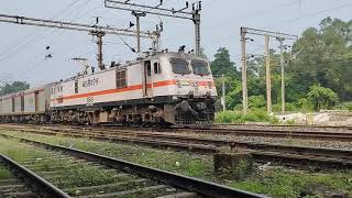 MGR CHENNAI CENTRAL AC SF EXPRESS APPROACHING KHARAGPUR [upl. by Simpkins]