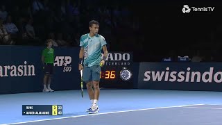 Basel 2023  Holger Rune vs Felix AugerAliassime Highlights 🔴  Tennis Swiss Indoors Basel 🎾 [upl. by Albright]