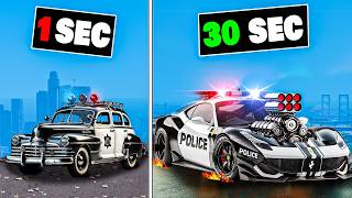 Every 30 seconds my police car gets faster in GTA 5 [upl. by Caniff]