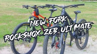 NEW UPGRADE FORK ROCKSHOX ZEB ULTIMATE NAPAKA SOLID NA SOLID [upl. by Eelesor]