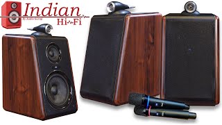 Indian HIFI AS83 3 way active bookshelf speakers  best karaoke speaker  high end speakers ind [upl. by Pierson]