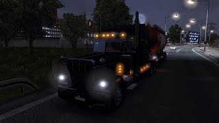 ETS 2 1913s  Peterbilt 389 v30 modified  Night  Обзор ночью [upl. by Grobe]