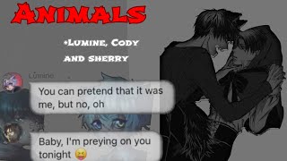 Aot texts Animals Lyric PrankLumineKody and Sherry  Eren’s a what [upl. by Eiclehc]