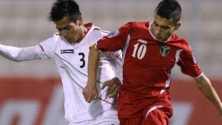 Jordan vs Myanmar AFC U22 Championship 2014 [upl. by Kachine]