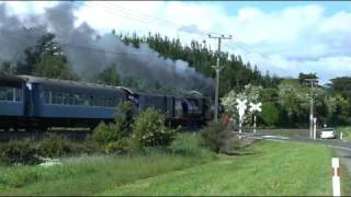 Feilding NIMT celebration train to Woodville Ab663 [upl. by Julienne]