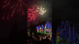 Mickeys Mix Magic at Disneyland disneyland disney mickeymouse fireworks shorts [upl. by Aletsirc]