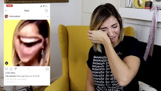 Gabbie Hanna Reacts to the Monster Meme [upl. by Tumer]