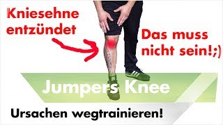 2 Übungen bei Jumpers Knee  Schmerzen unterhalb der Kniescheibe [upl. by Lowery]