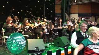 St Rochs Ceili Band performing at Glasgows St Patrick Fes [upl. by Keily912]