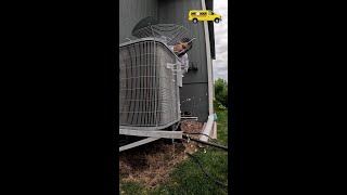 Rainy Day Air Conditioner Cleaning in Olathe [upl. by Yrdnal953]