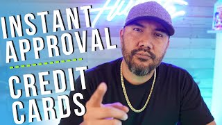 5 INSTANT APPROVAL CREDIT CARDS 🔥 [upl. by Peppie209]