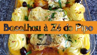 Cozinhamor  Bacalhau à Zé do Pipo  Receita Portuguesa [upl. by Ardnek835]