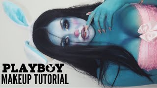 PLAYBOY BUNNY  HALLOWEEN MAKEUP TUTORIAL  JAMIE GENEVIEVE [upl. by Barncard]