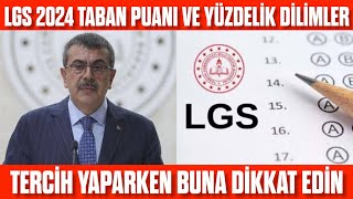 LGS 2024 İstediğin lisenin yüzdelik dilimini bu şekilde bulabilirsin 2024 LGS Taban puanı [upl. by Esertal]