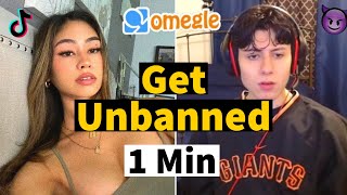 New How to Get Unbanned from Omegle 2024 WITHOUT VPN [upl. by Ellehsal]