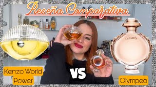 Kenzo World Power by Kenzo VS Olympea EDP by Paco Rabanne  Reseña Comparativa [upl. by Ahsieyt199]