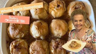 MeMes Recipes  Whole Apple Dumplings [upl. by Lourie]