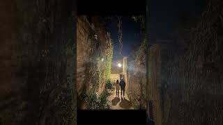 Picture moonlight walk through Peratallada  Costa Brava town [upl. by Ahsil]