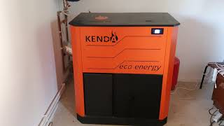 Centrala pe peleti Kenda Eco Energy 40 kw  cea mai buna centrala pe peleti cu consum mic [upl. by Shulins]